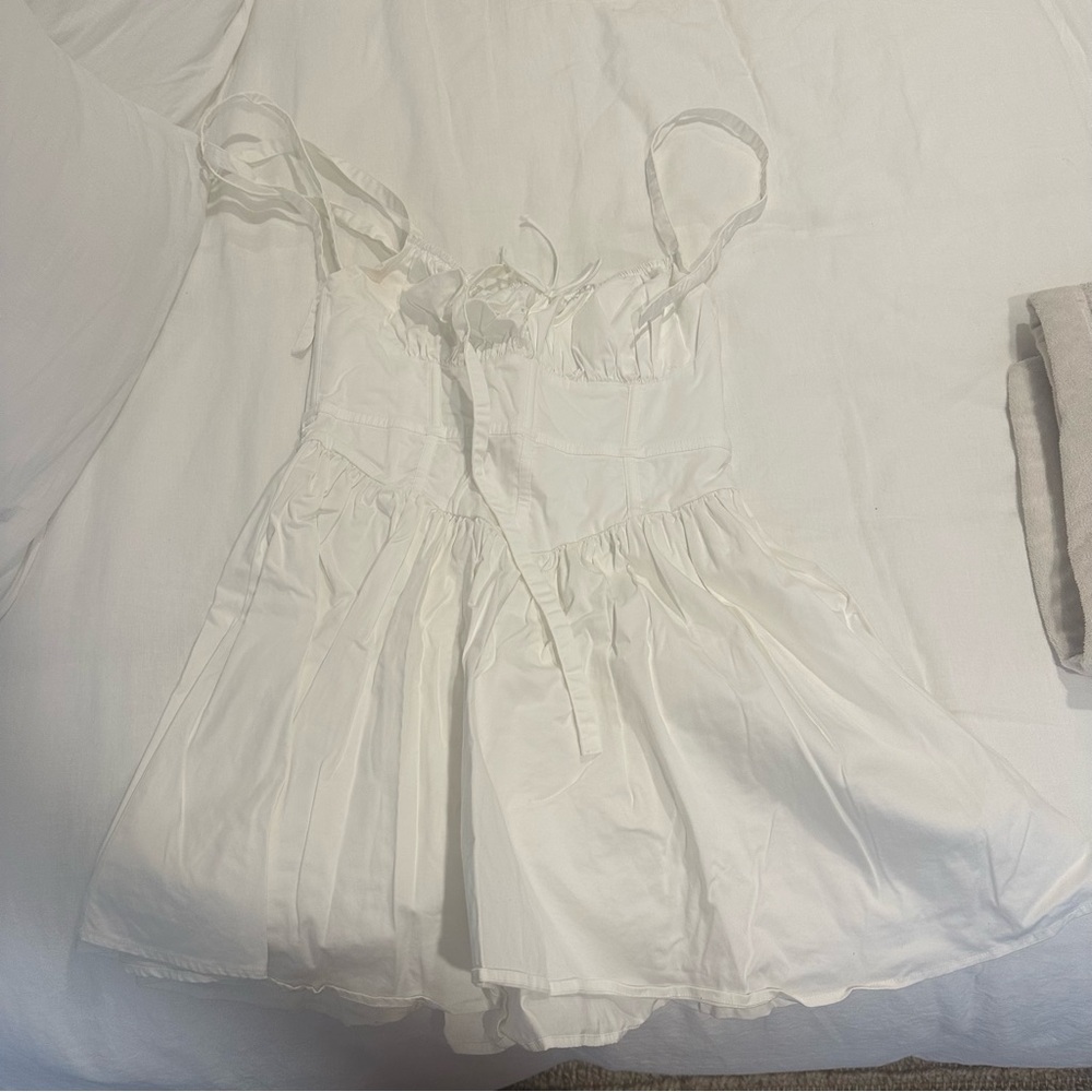 For Love And Lemons White Mini Dress